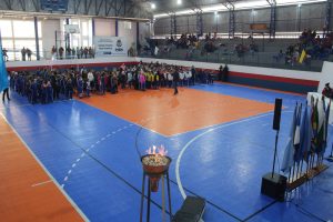 Cerimônia de abertura da Olep em Piên. Foto: O Regional