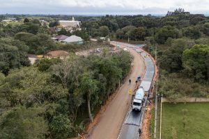Concretagem na ligação entre os dois municípios começou nesta semana. Foto: AEN