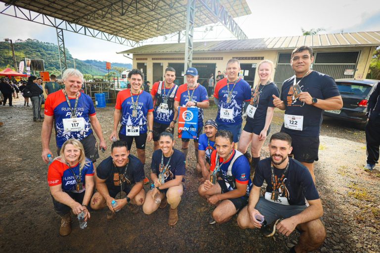 Equipe pienense em prova disputada em São Bento do Sul. Foto: Divulgação