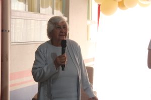 Dona Cidália, a primeira professora da Escola. Foto: Arquivo/O Regional