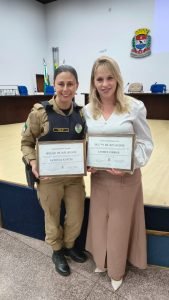 Patrícia e Leonice também foram homenageadas. Foto: Arquivo/O Regional
