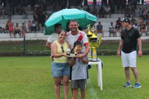 Arizona levou premiação de melhor defesa no futebol de Piên. Foto: O Regional