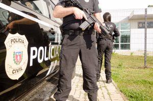 Ex-secretário foi detido em Tijucas do Sul. Foto: Fabio Dias EPR