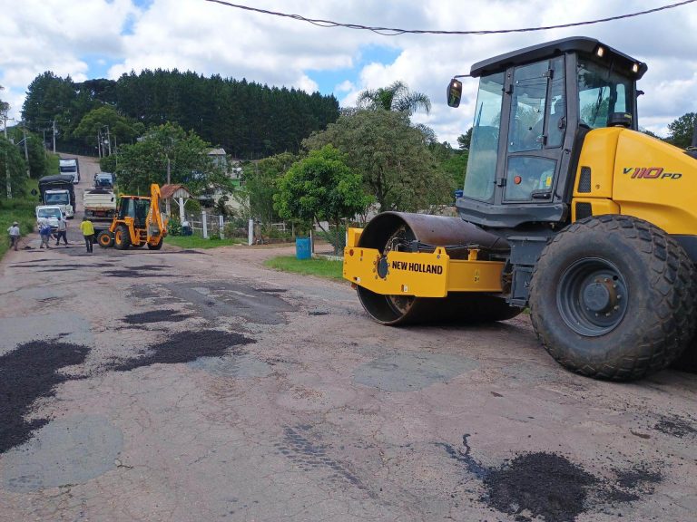 Intervenção visa garantir segurança e conforto à população. Foto: Assessoria de Imprensa/Prefeitura de Mandirituba