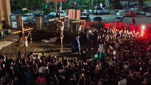 Apresentação da Paixão de Cristo reuniu e emocionou público em Agudos do Sul. Foto: Divulgação