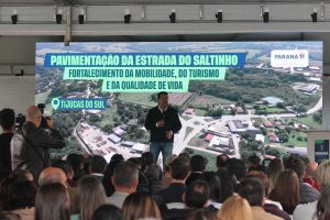 Governador Ratinho Junior em Tijucas do Sul. Foto: O Regional