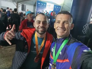 Leandro Orlandine e Pedro Grosskopf no Desafio Rota da Baleia. Foto: Divulgação