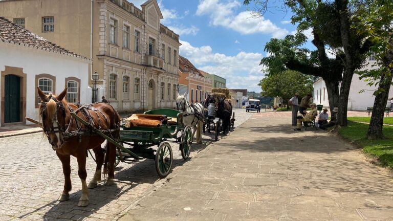 Gravações do filme estão movimentando o centro histórico da Lapa. Foto: Assessoria de Imprensa/Prefeitura da Lapa