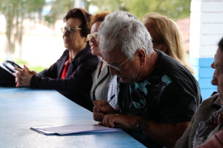 Idosos participaram do encontro na última semana. Foto: Assessoria de Imprensa/Prefeitura de Mandirituba