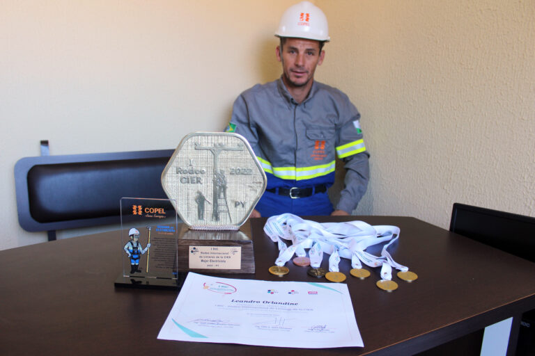 Leandro Orlandine conquistou a premiação de melhor eletricista da competição. Foto: Arquivo/O Regional
