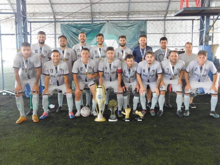 Real Sport assegurou o título no campeonato paranaense. Foto: Divulgação/Federação Paranaense de Futebol7