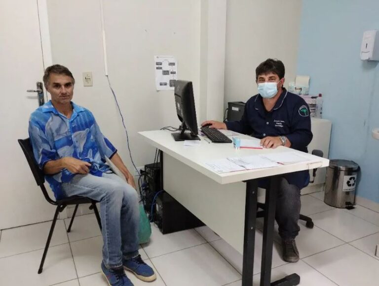 População de Agudos do Sul está recebendo atendimentos de ortopedia. Foto: Divulgação/Secretaria de Saúde de Agudos do Sul