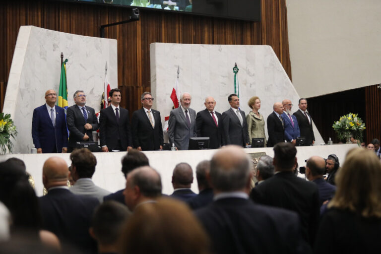 Sessão de posse dos parlamentares aconteceu nesta quarta-feira. Foto: Orlando Kissner/Alep