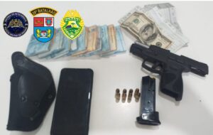 Itens foram apreendidos pela PM durante a ocorrência. Foto: Divulgação/28ºBPM