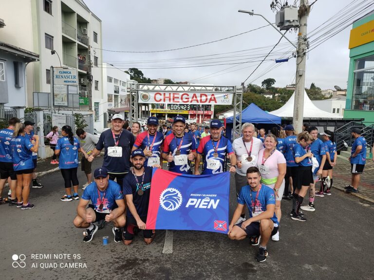 Corredores de Piên marcaram presença em mais uma corrida de rua. Foto: Divulgação