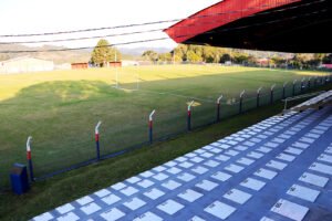 Estádio dos Patamares sedia jogos do society. Foto: Assessoria de Imprensa/Prefeitura de Piên