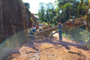 Obras emergenciais na Estrada da Graciosa avançam com contenção e sondagens. Foto: DER