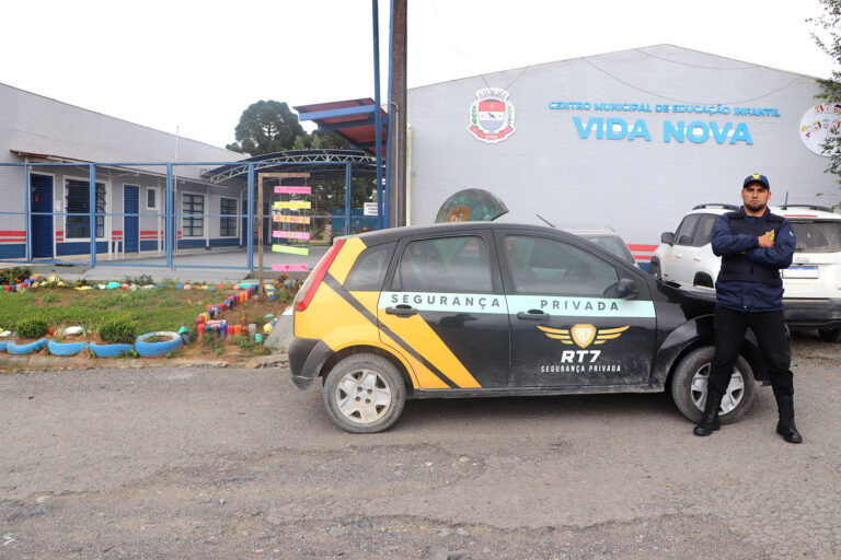 Prefeitura intensificou as medidas de segurança nas unidade de ensino. Foto: Assessoria de Imprensa/Prefeitura de Piên