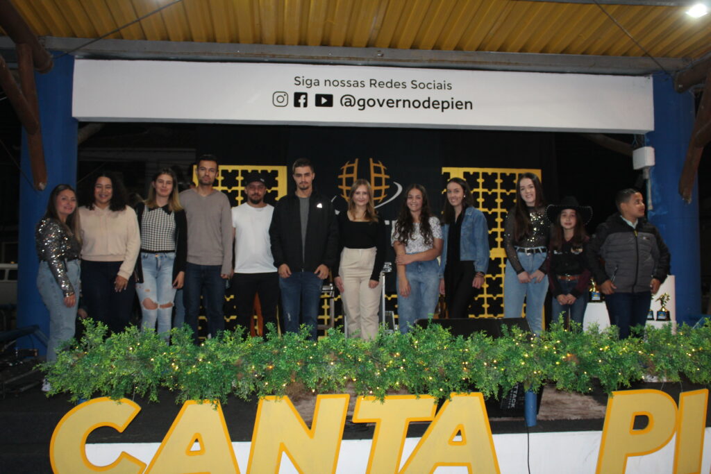 Finalistas do Canta Piên 2023. Foto: O Regional