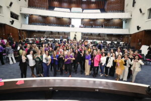 Mulheres prestigiaram o Encontro das Procuradorias Especiais da Mulher. Foto: Orlando Kissner/Alep