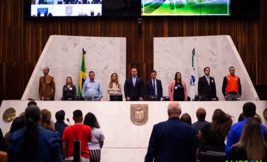 Prefeito Zé Quirera participou da sessão solene na Alep. Foto: Assessoria de Imprensa/Prefeitura de Quitandinha