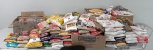 Alimentos serão entregues para famílias do município. Foto: Assessoria de Imprensa/Prefeitura de Quitandinha