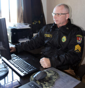 Sargento Klaumann enaltece a atuação da PM no combate ao tráfico de drogas na região. Foto: Arquivo/O Regional