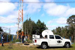 Trâmites são realizados para o pleno funcionamento do sinal digital em Piên. Foto: Assessoria de Imprensa/Prefeitura de Piên
