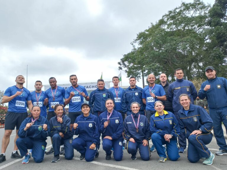 Atletas das Guardas Municipais de diversas cidades participaram da corrida. Foto: Divulgação