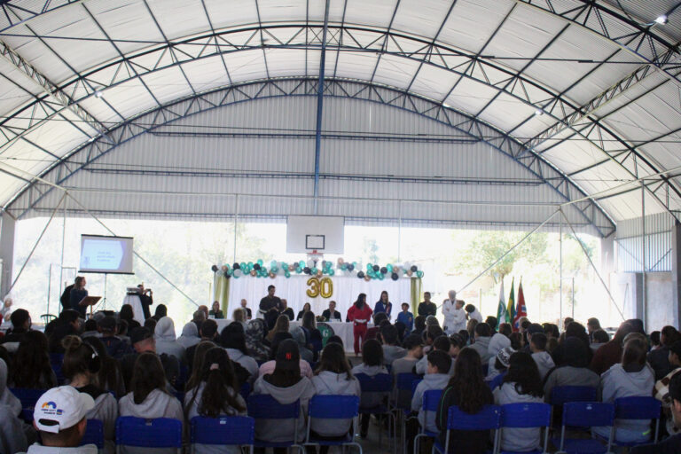 Evento festivo foi realizado nas dependências do colégio. Foto: Arquivo/O Regional