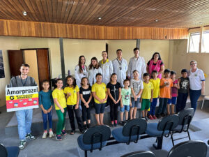 Unidades de ensino do município receberam ações do programa Saúde na Escola. Foto: Assessoria de Imprensa/Prefeitura de Campo do Tenente