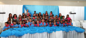 Crianças participaram das cerimônias de formatura da rede municipal. Foto: Assessoria de Imprensa/Prefeitura de Quitandinha
