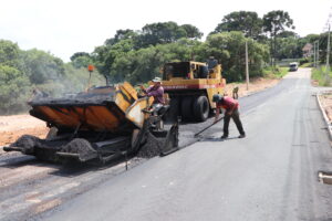 Novas vias em Mandirituba receberam as obras de pavimentação. Foto: Assessoria de Imprensa/Prefeitura de Mandirituba