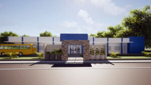 Projeto da nova sede da Apae, que contará com toda estrutura para atender os alunos. Foto: Assessoria de Imprensa/Prefeitura de Piên