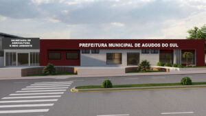 Projeto de reforma da prefeitura de Agudos do Sul. Foto: Assessoria de Imprensa/Prefeitura de Agudos do Sul