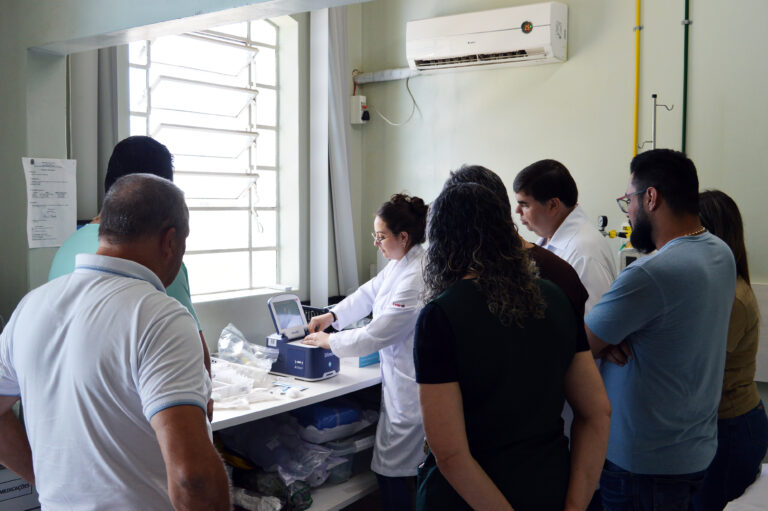 Novo aparelho foi instalado no hospital de Contenda. Foto: Assessoria de Imprensa/Prefeitura de Contenda
