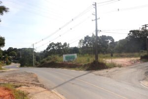Terreno onde será construída a nova unidade de saúde na localidade de Poço Frio. Foto: Assessoria de Imprensa/Prefeitura de Piên
