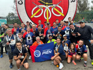 Bikers-Runners participou da Corrida do Fogo. Foto: Divulgação