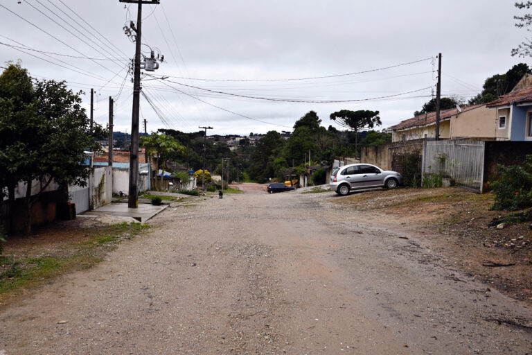 Ruas de Contenda serão contempladas com obras de melhorias. Foto: Assessoria de Imprensa/Prefeitura de Contenda