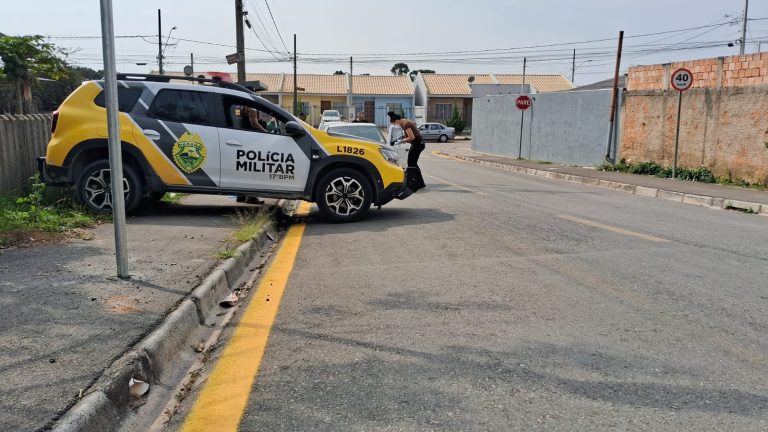 Veículo localizado pela Polícia Militar. Foto: Portal Fazenda