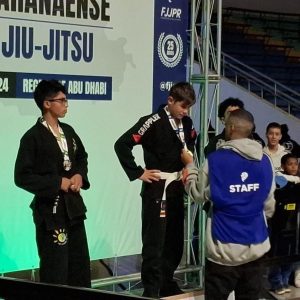 Pienenses subiram ao pódio no Paranaense de Jiu-Jitsu. Foto: Divulgação