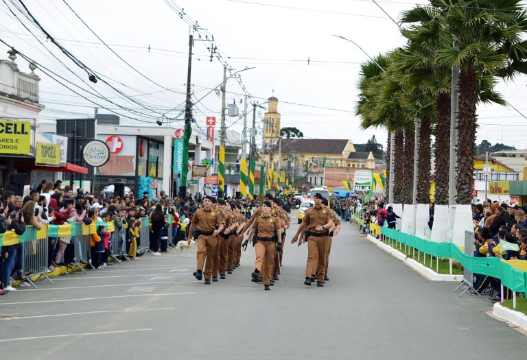 Desfile cívico será realizado em Contenda. Foto: Assessoria de Imprensa Prefeitura de Contenda