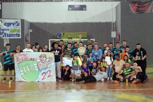 Lageado goleou e garantiu o título do municipal de futsal. Foto: Departamento de Esportes de Campo do Tenente