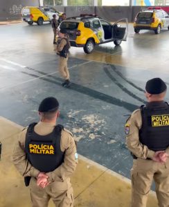 Policiais militares participaram de capacitação sobre abordagem. Foto: Reprodução/28º BPM