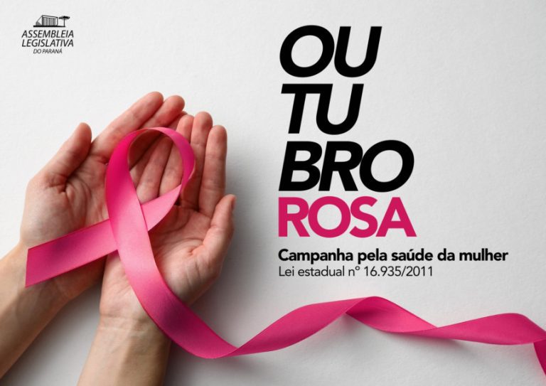 Assembleia Legislativa está engajada no Outubro Rosa. Arte: Vinícius Leme/ALEP