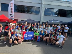 Equipe Bikers-Runners Piên levou 30 atletas para a 1ª Corrida da Sólida. Foto: Divulgação