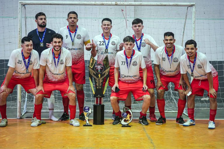 Time do Boca Jr CT celebrou a conquista do título. Foto: Divulgação/Departamento de Esportes