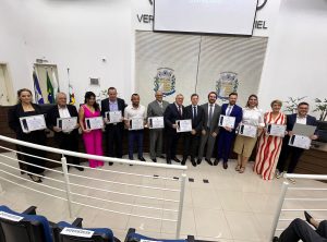 Diplomação dos eleitos foi realizada em Contenda. Foto: Assessoria de Imprensa/Prefeitura de Contenda