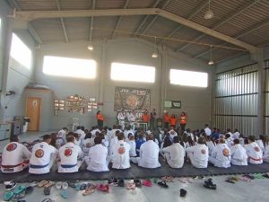 Evento de graduação e troca de faixa do jiu-jitsu de Piên. Foto: Divulgação