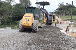 Obras realizadas em diversas localidades. Foto: Assessoria/Prefeitura de Piên